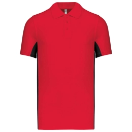 FLAG - SHORT-SLEEVED TWO-TONE POLO SHIRT