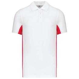 FLAG - SHORT-SLEEVED TWO-TONE POLO SHIRT