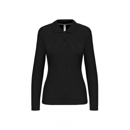LADIES' LONG-SLEEVED POLO SHIRT