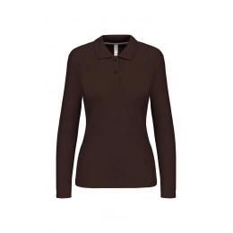 LADIES' LONG-SLEEVED POLO SHIRT