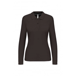 LADIES' LONG-SLEEVED POLO SHIRT