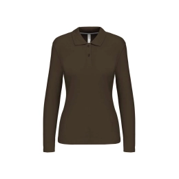 LADIES' LONG-SLEEVED POLO SHIRT