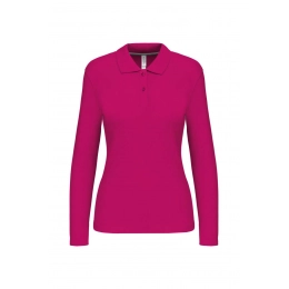 LADIES' LONG-SLEEVED POLO SHIRT
