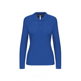 LADIES' LONG-SLEEVED POLO SHIRT