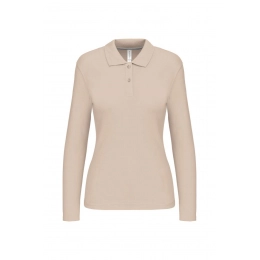 LADIES' LONG-SLEEVED POLO SHIRT