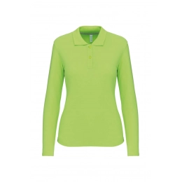LADIES' LONG-SLEEVED POLO SHIRT