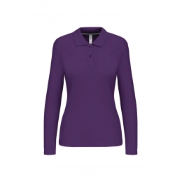 LADIES' LONG-SLEEVED POLO SHIRT