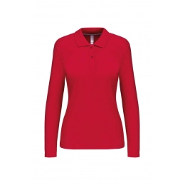 LADIES' LONG-SLEEVED POLO SHIRT