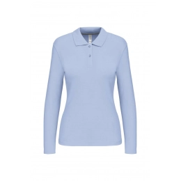 LADIES' LONG-SLEEVED POLO SHIRT