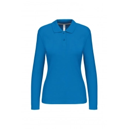 LADIES' LONG-SLEEVED POLO SHIRT