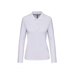 LADIES' LONG-SLEEVED POLO SHIRT
