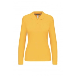 LADIES' LONG-SLEEVED POLO SHIRT