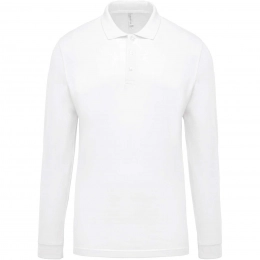 MEN'S LONG-SLEEVED PIQUÉ POLO SHIRT
