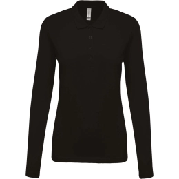 LADIES’ LONG-SLEEVED PIQUÉ POLO SHIRT