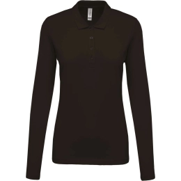 LADIES’ LONG-SLEEVED PIQUÉ POLO SHIRT