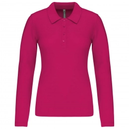 LADIES’ LONG-SLEEVED PIQUÉ POLO SHIRT