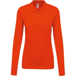 LADIES’ LONG-SLEEVED PIQUÉ POLO SHIRT