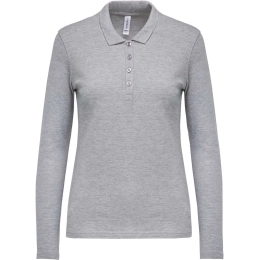 LADIES’ LONG-SLEEVED PIQUÉ POLO SHIRT