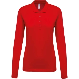 LADIES’ LONG-SLEEVED PIQUÉ POLO SHIRT