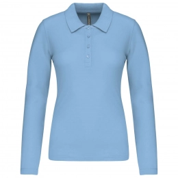 LADIES’ LONG-SLEEVED PIQUÉ POLO SHIRT