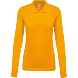 LADIES’ LONG-SLEEVED PIQUÉ POLO SHIRT