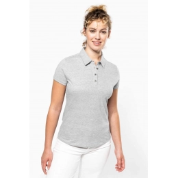 LADIES' SHORT SLEEVED JERSEY POLO SHIRT