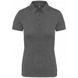 LADIES' SHORT SLEEVED JERSEY POLO SHIRT