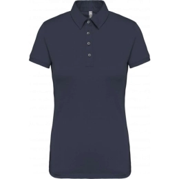 LADIES' SHORT SLEEVED JERSEY POLO SHIRT
