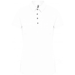 LADIES' SHORT SLEEVED JERSEY POLO SHIRT