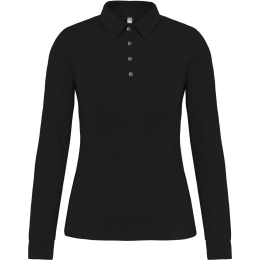 LADIES' LONG SLEEVE JERSEY POLO SHIRT