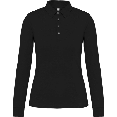 
                                                LADIES' LONG SLEEVE JERSEY POLO SHIRT
                                                