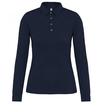 
                                                LADIES' LONG SLEEVE JERSEY POLO SHIRT
                                                
