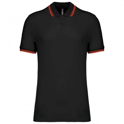 
                                                MEN'S SHORT-SLEEVED POLOSHIRT WITH CONTRASTING PIPING
                                                