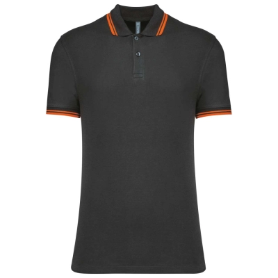 
                                                MEN'S SHORT-SLEEVED POLOSHIRT WITH CONTRASTING PIPING
                                                