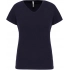 LADIES' SHORT-SLEEVED V-NECK T-SHIRT