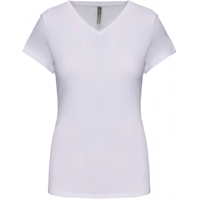 
                                            LADIES' SHORT-SLEEVED V-NECK T-SHIRT
                                            