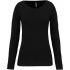 LADIES LONG-SLEEVED CREW NECK T-SHIRT