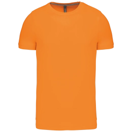 Футболка с круглым вырезом и короткими рукавами