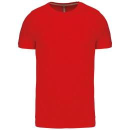 Футболка с круглым вырезом и короткими рукавами