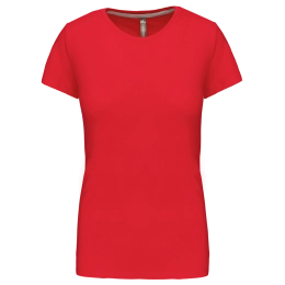 ЖЕНСКАЯ ФУТБОЛКА С КОРОТКИМ РУКАВОМ И КРУГЛЫМ ВЫРЕЗОМ