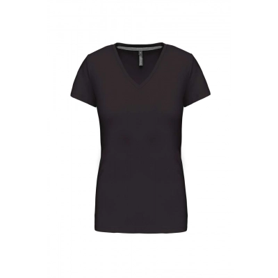 
                                            LADIES' SHORT-SLEEVED V-NECK T-SHIRT
                                            