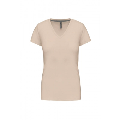 
                                                LADIES' SHORT-SLEEVED V-NECK T-SHIRT
                                                