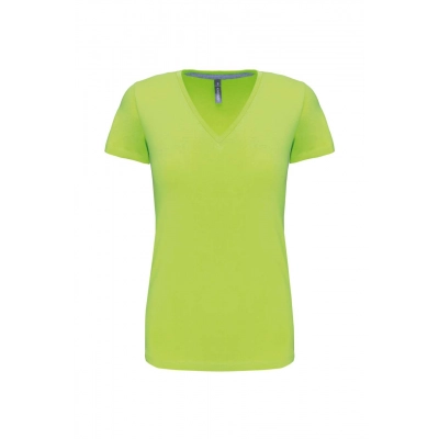 
                                                LADIES' SHORT-SLEEVED V-NECK T-SHIRT
                                                