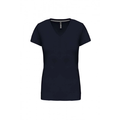 
                                                LADIES' SHORT-SLEEVED V-NECK T-SHIRT
                                                