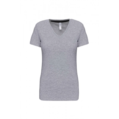 
                                            LADIES' SHORT-SLEEVED V-NECK T-SHIRT
                                            