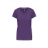 LADIES' SHORT-SLEEVED V-NECK T-SHIRT