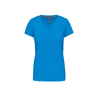 
                                            LADIES' SHORT-SLEEVED V-NECK T-SHIRT
                                            