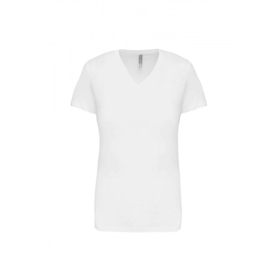 
                                            LADIES' SHORT-SLEEVED V-NECK T-SHIRT
                                            