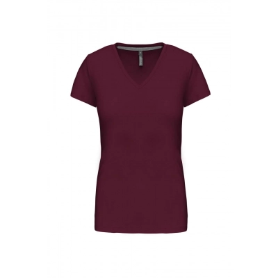 
                                            LADIES' SHORT-SLEEVED V-NECK T-SHIRT
                                            