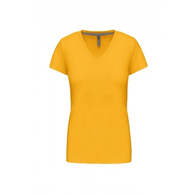 
                                                LADIES' SHORT-SLEEVED V-NECK T-SHIRT
                                                